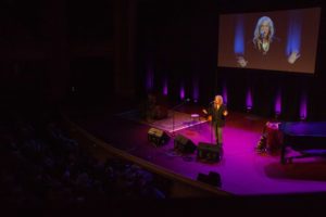 Patti Smith on stage