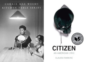 Books by Claudia Rankine and Carrie Mae Weems